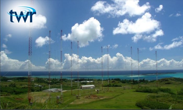 eQSL TWR Asia from Guam showing their antennas in Guam